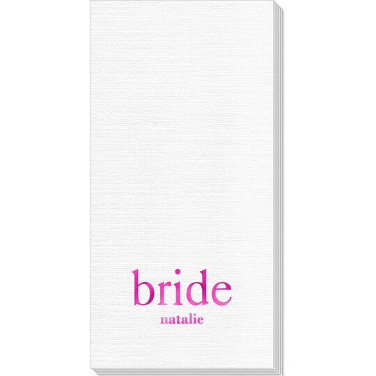 Big Word Bride Deville Guest Towels